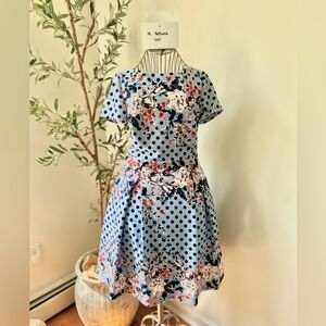 Eliza J Fit and Flare Short Dress